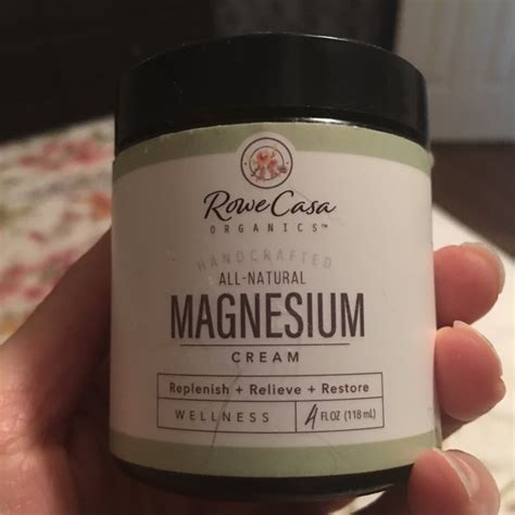 rowe casa organics magnesium cream